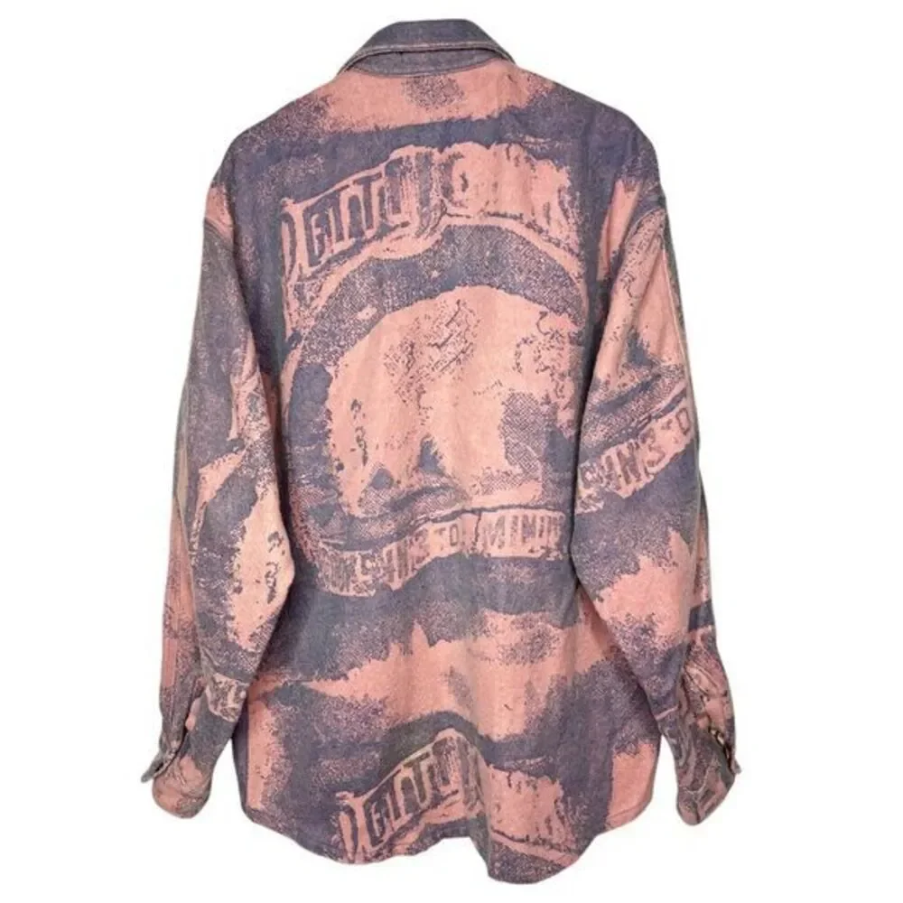 Vintage VERTE VALLEE Flannel Jacket Western Size Large‎